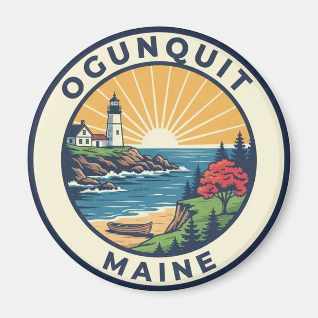 Íman Viagem Maine Ogunquit (Frente)
