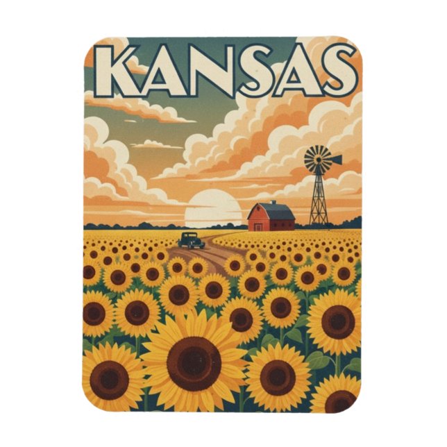 Íman Viagem no Kansas (Vertical)