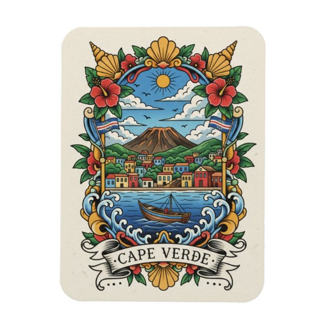 Íman Viagem para Cabo Verde (Vertical)