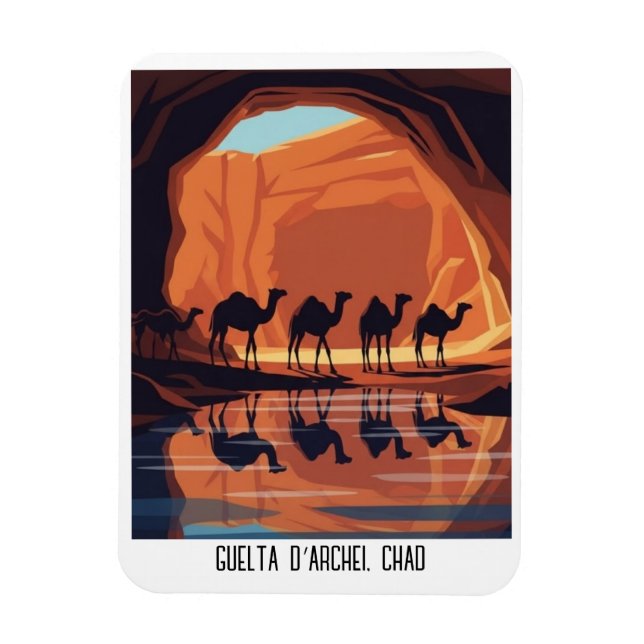 Íman Viagem para Guelta d’Archei no Chade (Vertical)