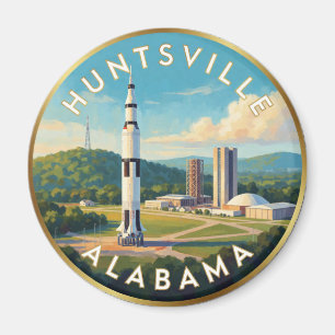 Íman Viagem para Huntsville Alabama Rocket City