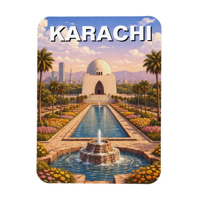 Íman Viagem para Karachi Paquistão (Vertical)