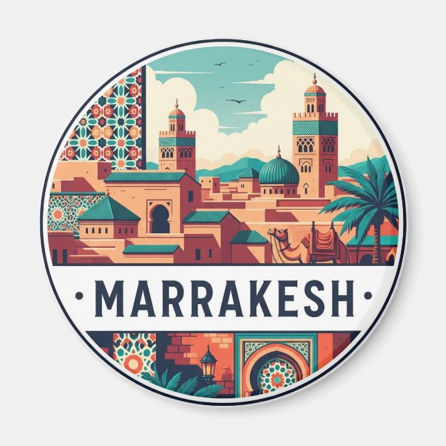 Íman Viagem para Marraquexe Marrocos (Frente)