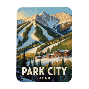 Íman Viagem para Park City Utah Montanha Wasatch