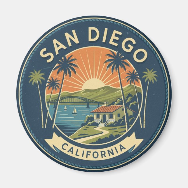 Íman Viagem para San Diego Califórnia (Frente)