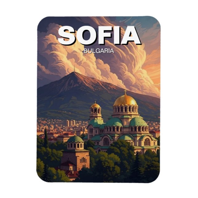 Íman Viagem para Sófia Bulgária (Vertical)