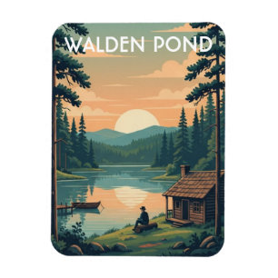 Íman Viagem para Walden Pond Massachusetts