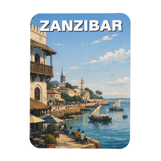 Íman Viagem para Zanzibar Tanzânia (Vertical)