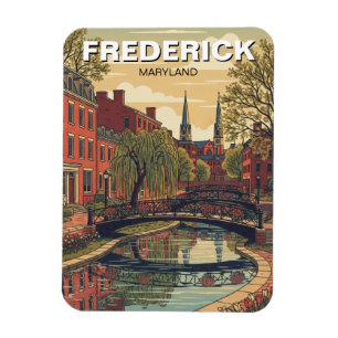 Íman Viagem pelo Distrito Histórico de Maryland Frederi
