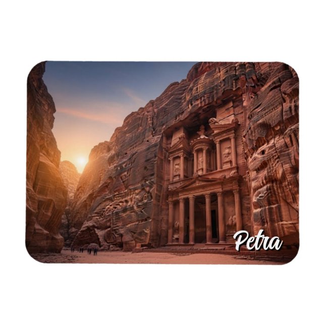 Íman Viagem Petra Jordânia (Horizontal)