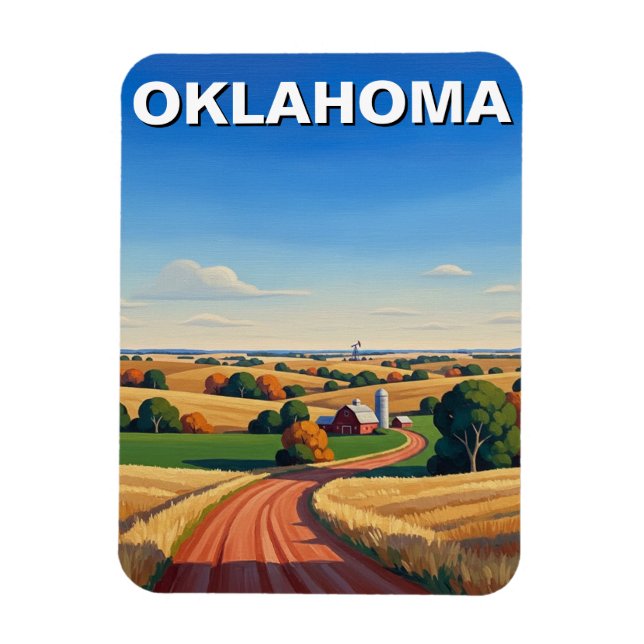 Íman Viagem por Oklahoma (Vertical)