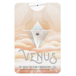 Íman Viagem Sci-Fi Ad, Vênus Planeta