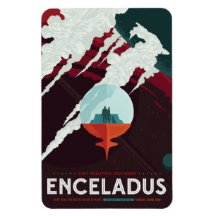 Íman Viagem Sci-Fi, Moon Enceladus