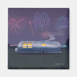 Íman Viagem Silver RV & Night Sky