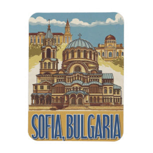 Íman Viagem Sófia, Bulgária presentes e lembranças vint
