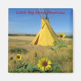 Íman Viagem Souvenir Magnet Little Big Horn Montana