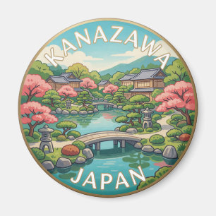 Íman Viagem Tradicional no Japão Kanazawa