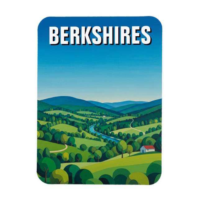 Íman Viagens para Berkshires Massachusetts (Vertical)