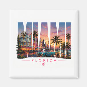 Íman 🌴 Viagens para Miami Beach Vistas Costeiras 🌴
