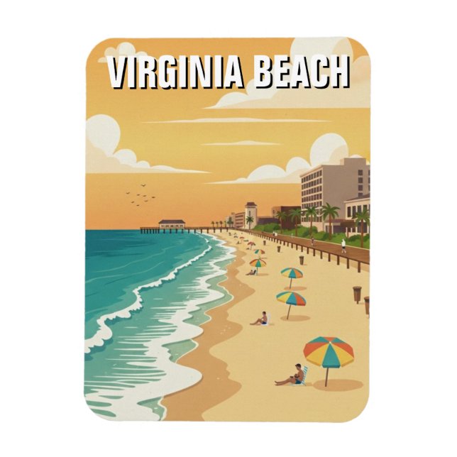 Íman Viagens para Virginia Beach (Vertical)