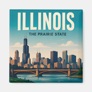 Íman Viagens pelo Meio-Oeste Illinois Chicago Springfie
