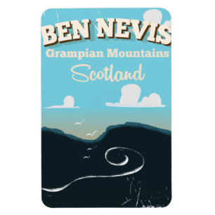 Íman viagens vintage Ben Nevis