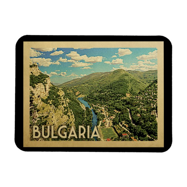 Íman Viagens vintage Bulgária Magnet Alemanha (Horizontal)
