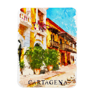 Íman Viagens vintage Cartagena Colômbia
