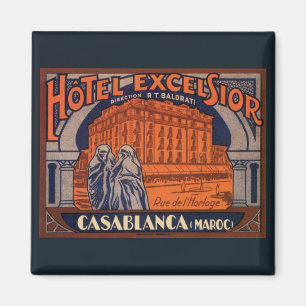 Íman Viagens vintage, Casablanca em Marrocos, África