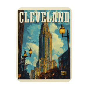 Íman Viagens vintage Cleveland