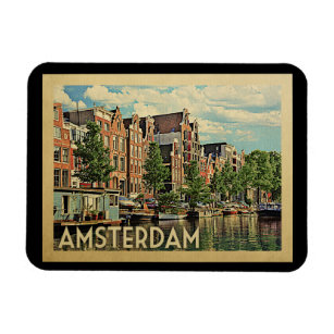Íman Viagens vintage de Amsterdão Holland