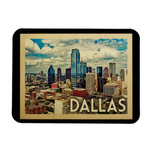 Íman Viagens vintage de Dallas Texas