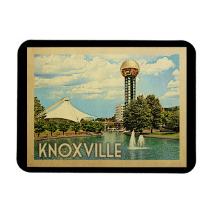 Íman Viagens vintage de Knoxville Tennessee