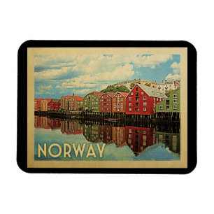 Íman Viagens vintage de Noruega