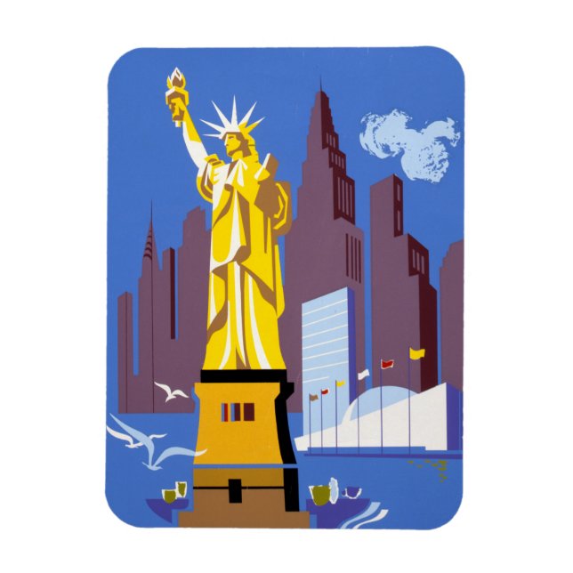 Íman Viagens vintage De Poster Para Alegheny Airlines (Vertical)