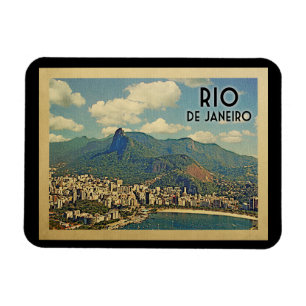 Íman Viagens vintage de Rio de Janeiro Brasil