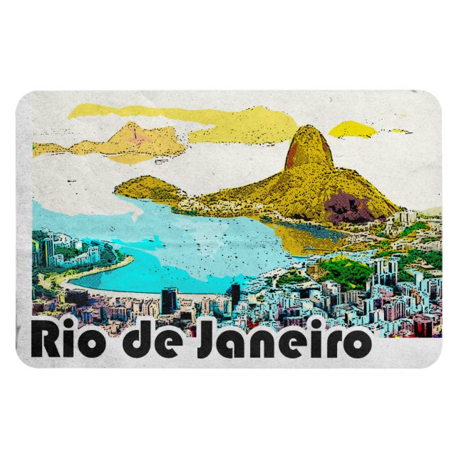 Íman Viagens vintage do Rio (Horizontal)