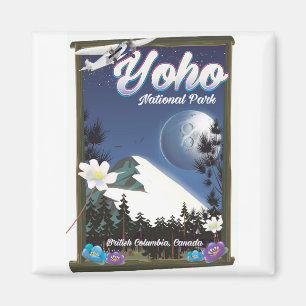 Íman Viagens vintage do Yoho National Park Canada