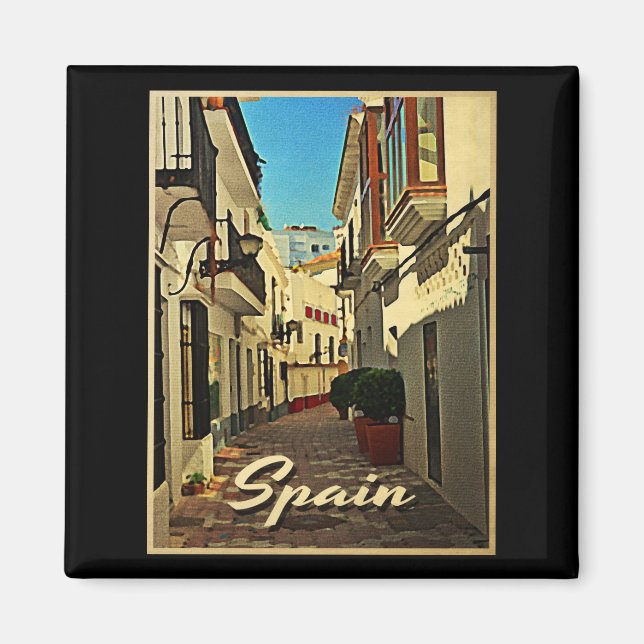 Íman Viagens vintage espanha (Frente)