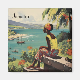 Íman Viagens vintage Poster jamaicana