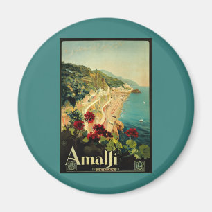 Íman Viagens vintage, Praia Costeira Italiana Amalfi