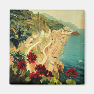 Íman Viagens vintage, Praia Costeira Italiana Amalfi