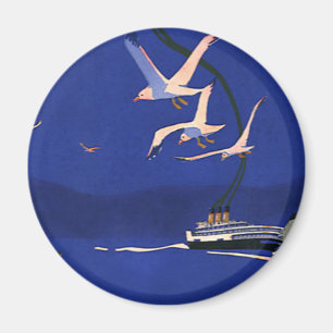 Íman Viagens vintage, Vaga de Navio de Cruzeiro no Alas