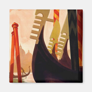 Íman Viagens vintage Venezia Gondola