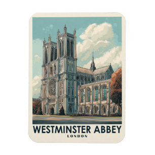Íman Viagens vintage Westminster Abbey London