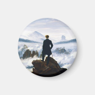 Íman Viajante acima do Mar de Névoa, Caspar D Friedrich