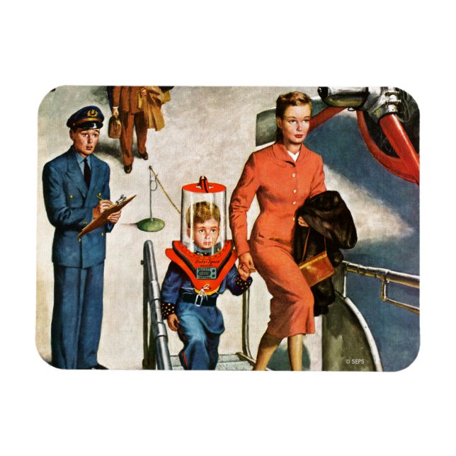 Íman Viajante de Espaço (Horizontal)