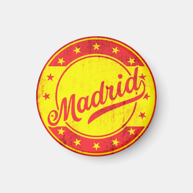 Íman Viajante global - Madrid, Espanha (Frente)