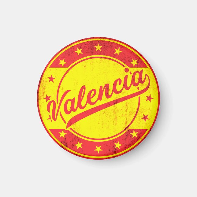 Íman Viajante global - Valência, Espanha (Frente)