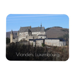 Íman Vianden Castle Winter View, Luxemburgo
